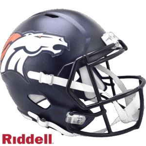 Denver Broncos Helmet Riddell Replica Full Size Speed Style 2024