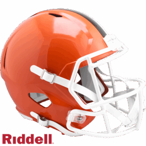 Cleveland Browns Helmet Riddell Replica Full Size Speed Style 2024