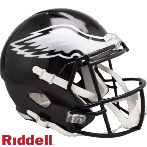 Philadelphia Eagles Helmet Riddell Replica Full Size Speed Style On-Field Alternate