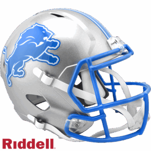 Detroit Lions Helmet Riddell Replica Full Size Speed Style 2024