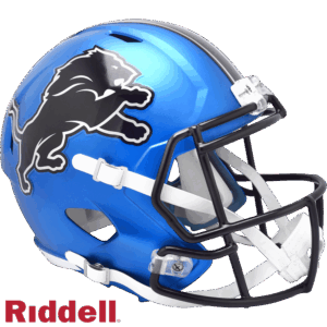 Detroit Lions Helmet Riddell Replica Full Size Speed Style On-Field Alternate 2024