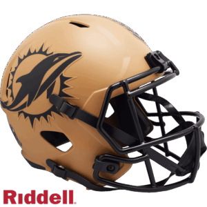 Miami Dolphins Helmet Riddell Replica Full Size Speed Style Salute To Service 2023