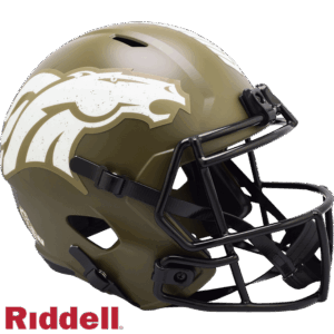 Denver Broncos Helmet Riddell Replica Full Size Speed Style Salute To Service 2022