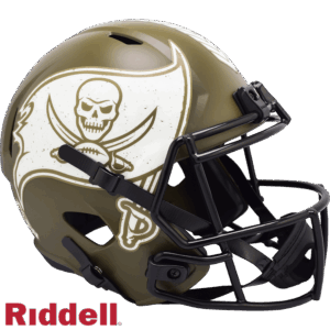 Tampa Bay Buccaneers Helmet Riddell Replica Full Size Speed Style Salute To Service 2022