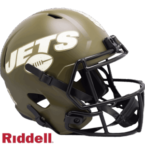 New York Jets Helmet Riddell Replica Full Size Speed Style Salute To Service 2022
