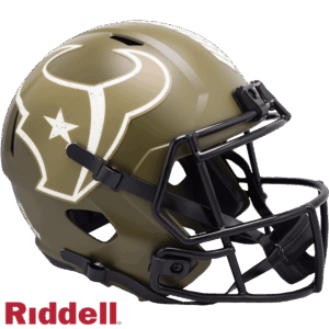 Houston Texans Helmet Riddell Replica Full Size Speed Style Salute To Service 2022
