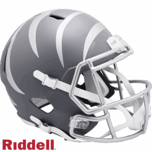 Cincinnati Bengals Helmet Riddell Replica Full Size Speed Style Slate Alternate