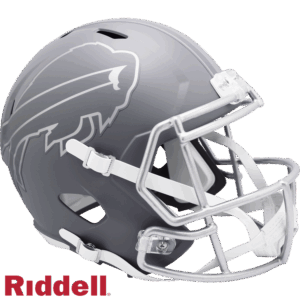 Buffalo Bills Helmet Riddell Replica Full Size Speed Style Slate Alternate