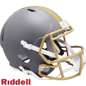 Cleveland Browns Helmet Riddell Replica Full Size Speed Style Slate Alternate