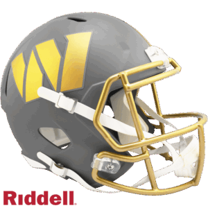 Washington Commanders Helmet Riddell Replica Full Size Speed Style Slate Alternate