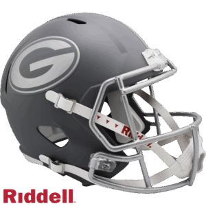 Georgia Bulldogs Helmet Riddell Replica Full Size Speed Style Slate Alternate
