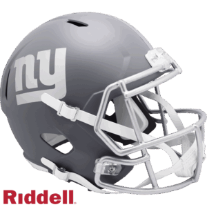 New York Giants Helmet Riddell Replica Full Size Speed Style Slate Alternate