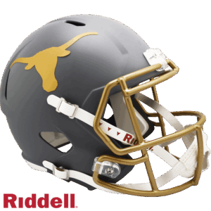 Texas Longhorns Helmet Riddell Replica Full Size Speed Style Slate Alternate