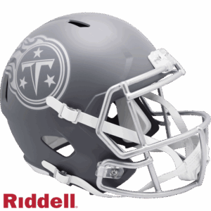 Tennessee Titans Helmet Riddell Replica Full Size Speed Style Slate Alternate