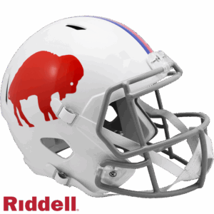 Buffalo Bills Helmet Riddell Replica Full Size Speed Style 1965-1973 T/B