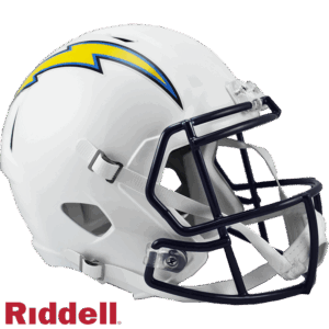 Los Angeles Chargers Helmet Riddell Replica Full Size Speed Style 2007-2018 T/B