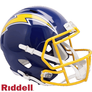 Los Angeles Chargers Helmet Riddell Replica Full Size Speed Style 1974-1987 T/B