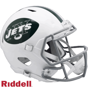 New York Jets Helmet Riddell Replica Full Size Speed Style 1965-1977 T/B