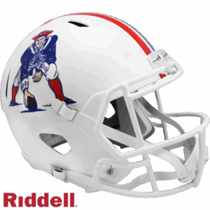 New England Patriots Helmet Riddell Replica Full Size Speed Style 1982-1989 T/B