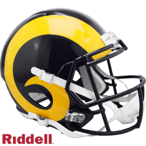Los Angeles Rams Helmet Riddell Replica Full Size Speed Style 1981-1999 T/B