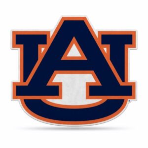 Auburn Tigers Pennant Shape Cut Logo Design