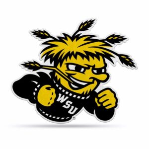 Wichita State Shockers Pennant Shape Cut Logo Design