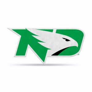 North Dakota Fighting Hawks Pennant Shape Cut Logo Design