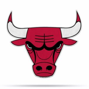 Chicago Bulls Pennant Shape Cut Logo Design
