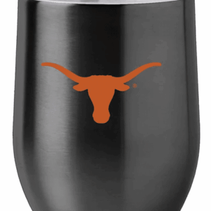 Texas Longhorns Travel Tumbler 16oz Stainless Steel Curved
