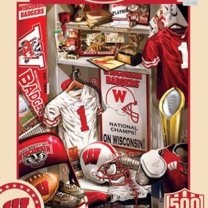 Wisconsin Badgers Puzzle 500 Piece Locker Room
