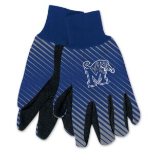 Memphis Tigers Gloves Two Tone Style Adult Size
