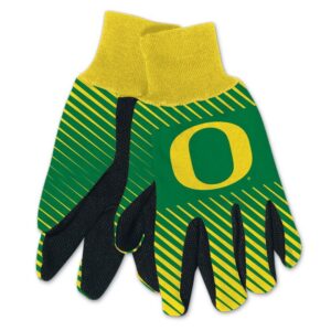 Oregon Ducks Gloves Two Tone Style Adult Size