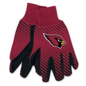 Arizona Cardinals Gloves Two Tone Style Adult Size