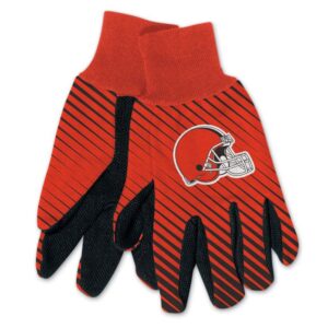 Cleveland Browns Gloves Two Tone Style Adult Size