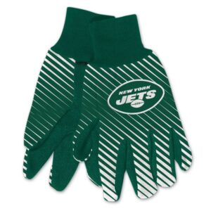 New York Jets Gloves Two Tone Style Adult Size