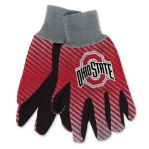 Ohio State Buckeyes Gloves Two Tone Style Adult Size