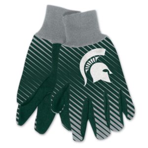Michigan State Spartans Gloves Two Tone Style Adult Size
