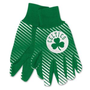 Boston Celtics Gloves Two Tone Style Adult Size