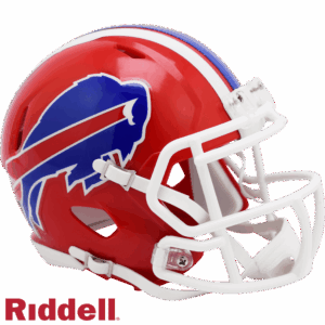 Buffalo Bills Helmet Riddell Replica Mini Speed Style 1987-2001 T/B