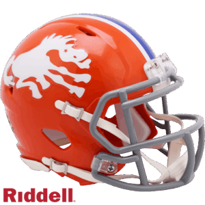 Denver Broncos Helmet Riddell Replica Mini Speed Style 1966 T/B