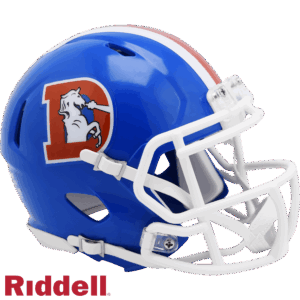 Denver Broncos Helmet Riddell Replica Mini Speed Style 1975-1996 T/B