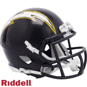 Los Angeles Chargers Helmet Riddell Replica Mini Speed Style 1988-2006 T/B