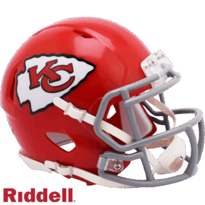 Kansas City Chiefs Helmet Riddell Replica Mini Speed Style 1963-1973 T/B