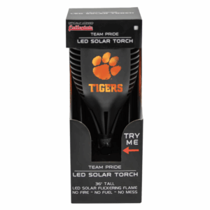 Clemson Tigers Solar Torch LED