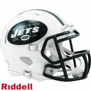 New York Jets Helmet Riddell Replica Mini Speed Style 1998-2018 T/B