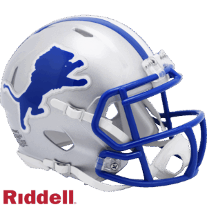 Detroit Lions Helmet Riddell Replica Mini Speed Style 1983-2002 T/B