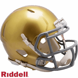 Notre Dame Fighting Irish Helmet Riddell Replica Mini Speed Style Classic