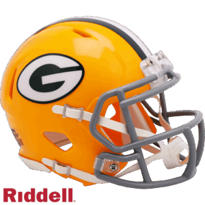 Green Bay Packers Helmet Riddell Replica Mini Speed Style 1961-1979 T/B