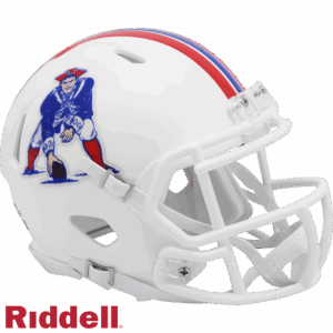 New England Patriots Helmet Riddell Replica Mini Speed Style 1982-1989 T/B