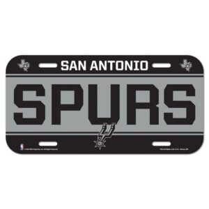 San Antonio Spurs License Plate Plastic